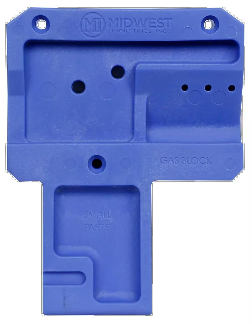 Midwest Industries AR-15 Lower Receiver Block, High-Strength Polymer Bench Tool, MILRB