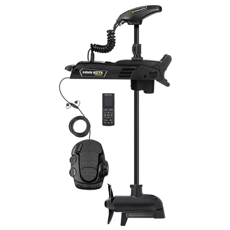 Minn Kota Terrova QUEST™ 90/115 Trolling Motor w/Wireless Remote - MEGA Down/Side Imaging - 24/36V - 90/115LBS - 45" - 1358210