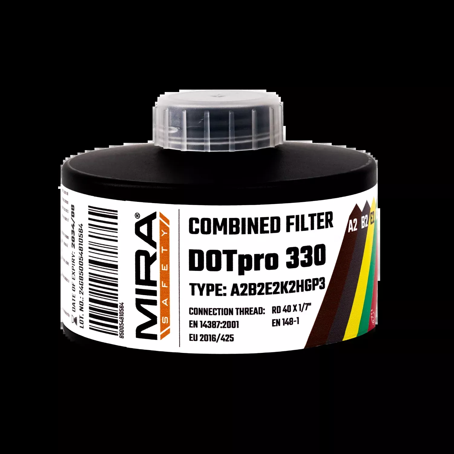 MIRA Safety DotPro 330 CBRN and Industrial Gas Mask Filter