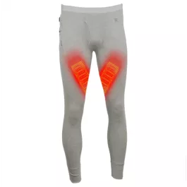 Mobile Warming 7.4V Men’s Thermick Baselayer Heated Pants – Gray – S