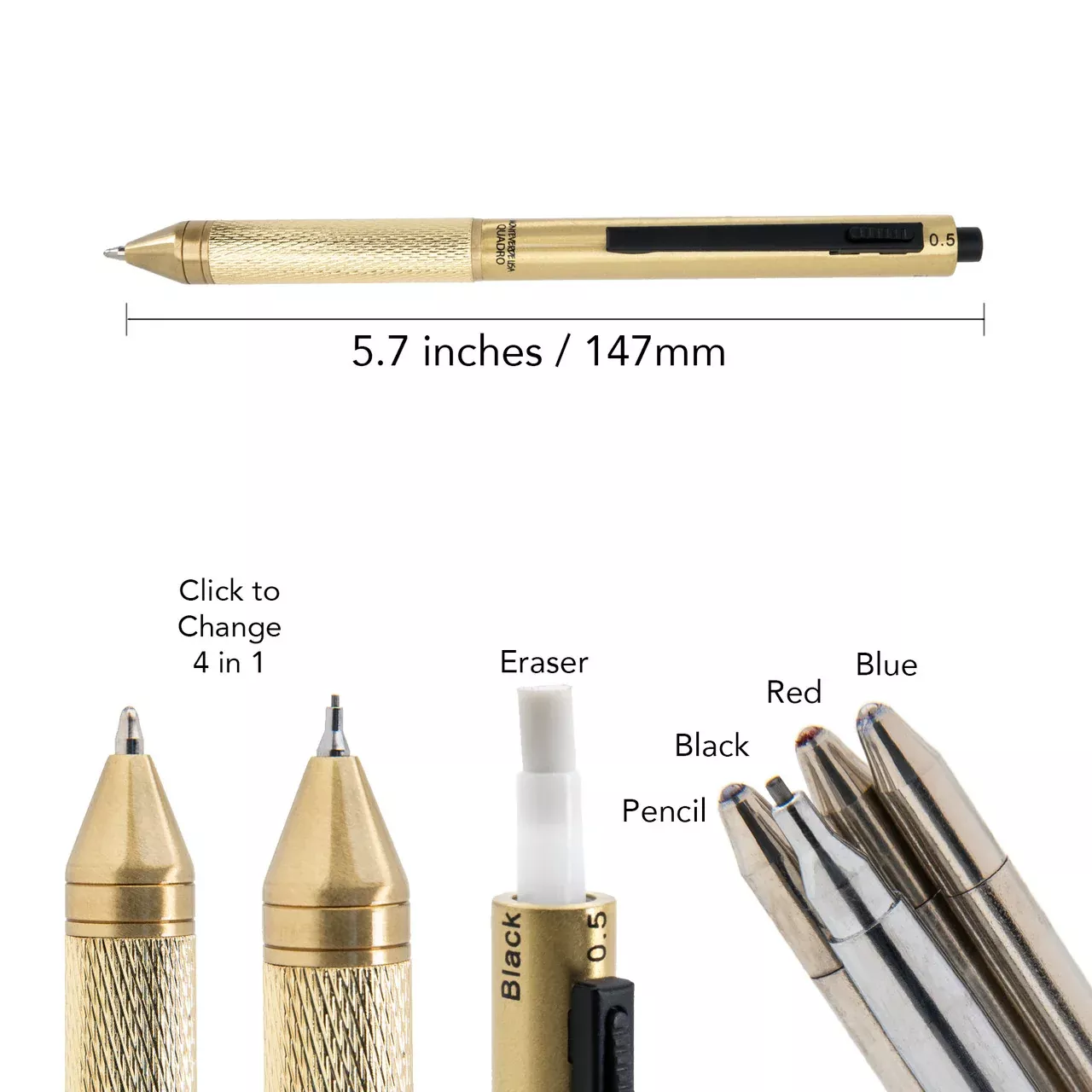 Monteverde Quadro 4 in 1 Multifunction Pen