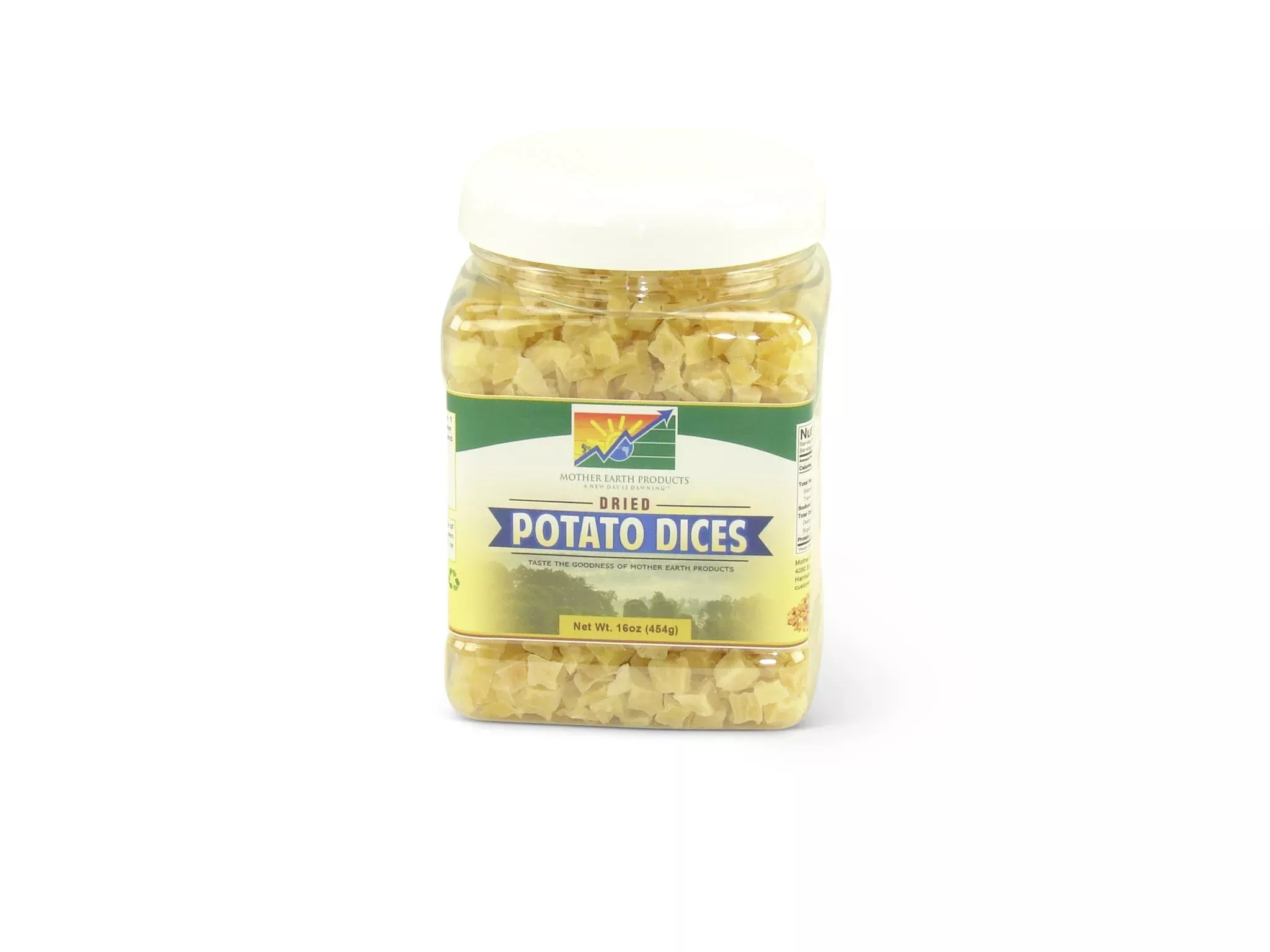 Mother Earth Products - Dried Potato Dices - Quart Jar