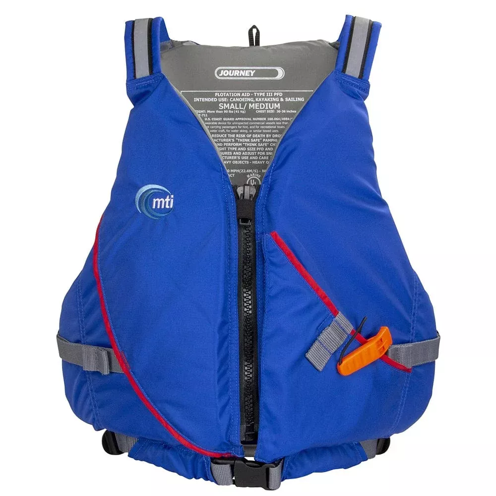 MTI Journey Life Jacket w/Pocket – Blue – X-Small/Small