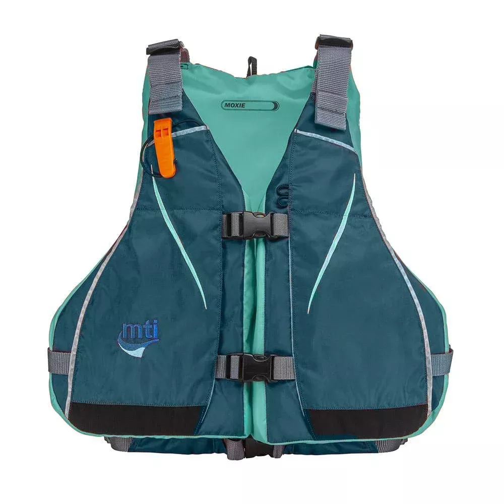 MTI Moxie Women’s Life Jacket – Slate/Aqua – X-Small/Small