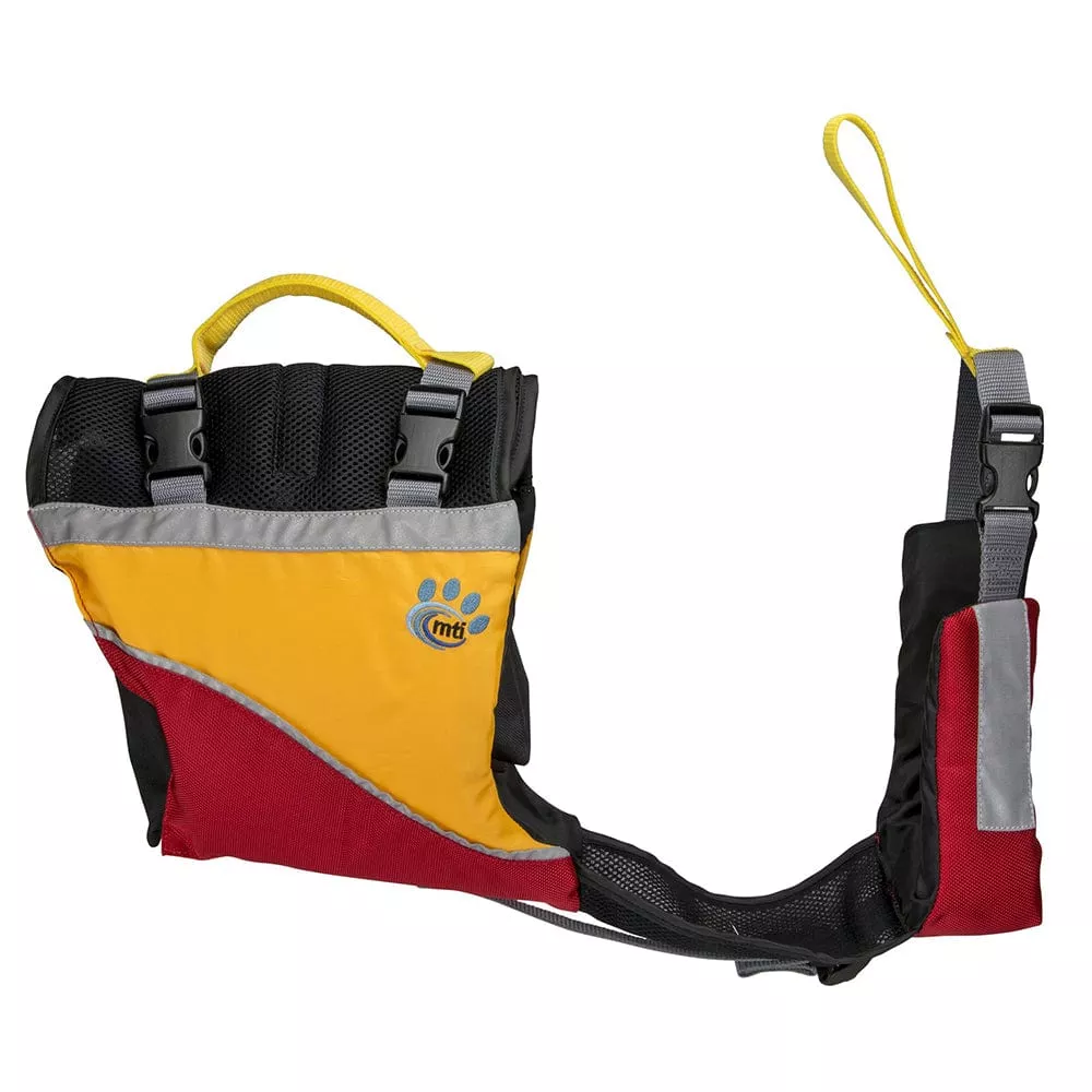 MTI Underdog Dog Life Jacket – Red/Mango – X-Large
