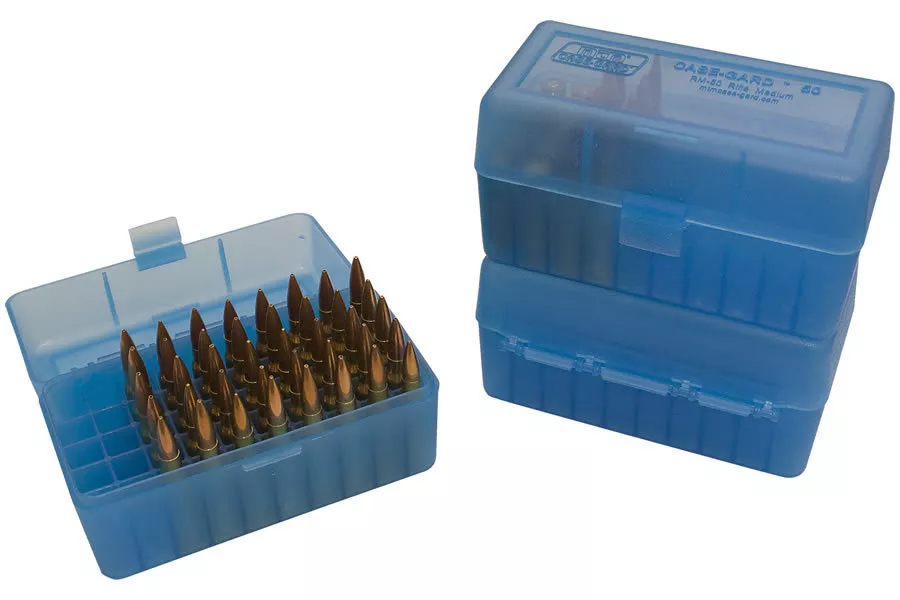MTM Ammo Box, 50-Round Flip-Top 22-250 6mm
