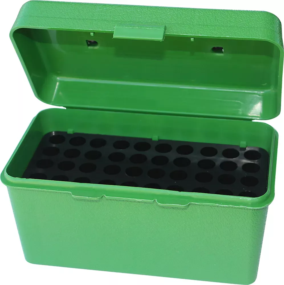 MTM Case-Gard H50 Ammunition Box .220 Swift to .30-06 Blue