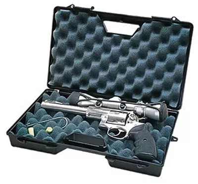 MTM Case-Gard Single Pistol Case Model 808 Black For Up To 8.8 Bbl"