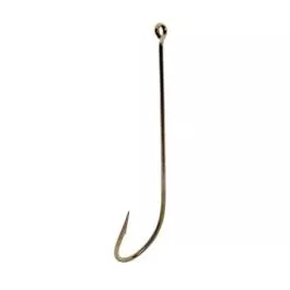 Mustad 3191- Classic Carlisle Long Shank Bait Hooks - Bronze - 100 Pack - Size 8