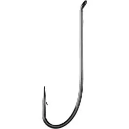 Mustad Single Salmon Signature Fly Hooks - 2X Strong - TitanX - 25 Pack - Size 4