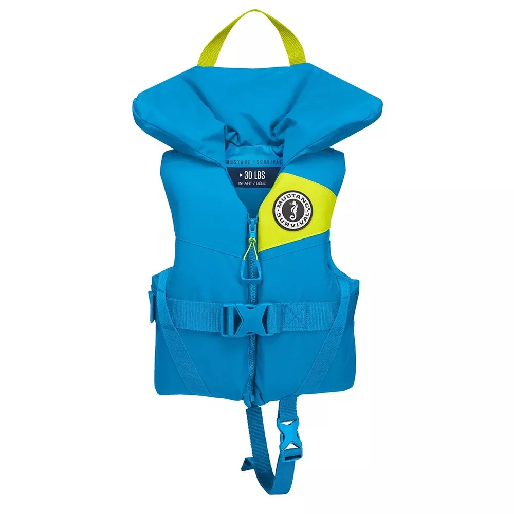 Mustang Lil Legends Infant Foam Vest – Azure (Blue)