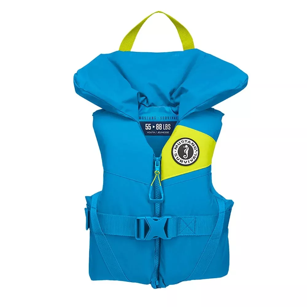 Mustang Lil’ Legends Youth Foam PFD – Azure Blue