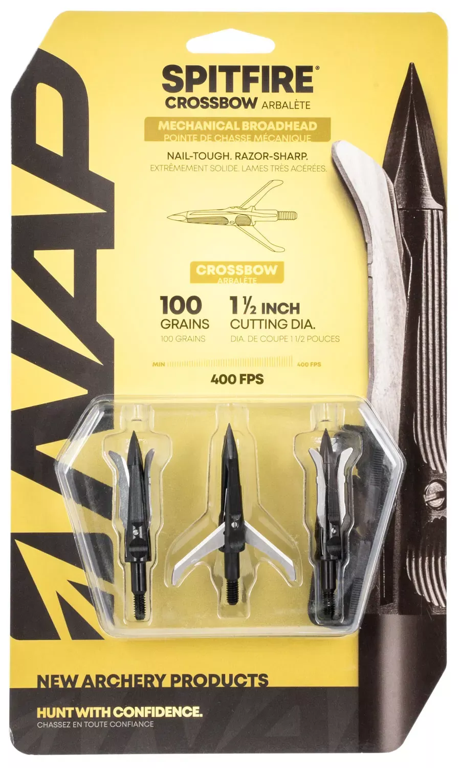 NAP Crossbow Spitfire Mechanical Broadhead 100 Gr