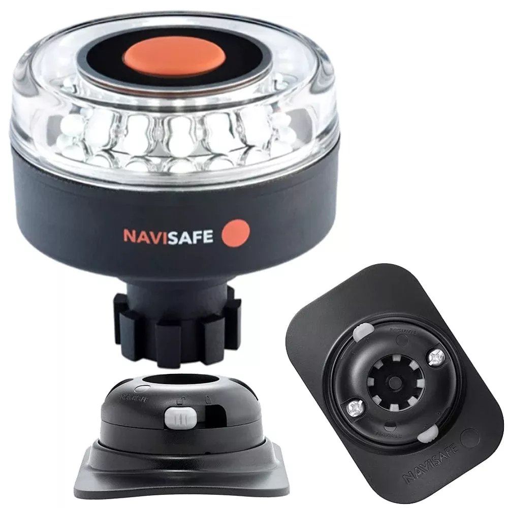 Navisafe Navilight 360° 2NM w/Navibolt Base & RIB Mount – Black