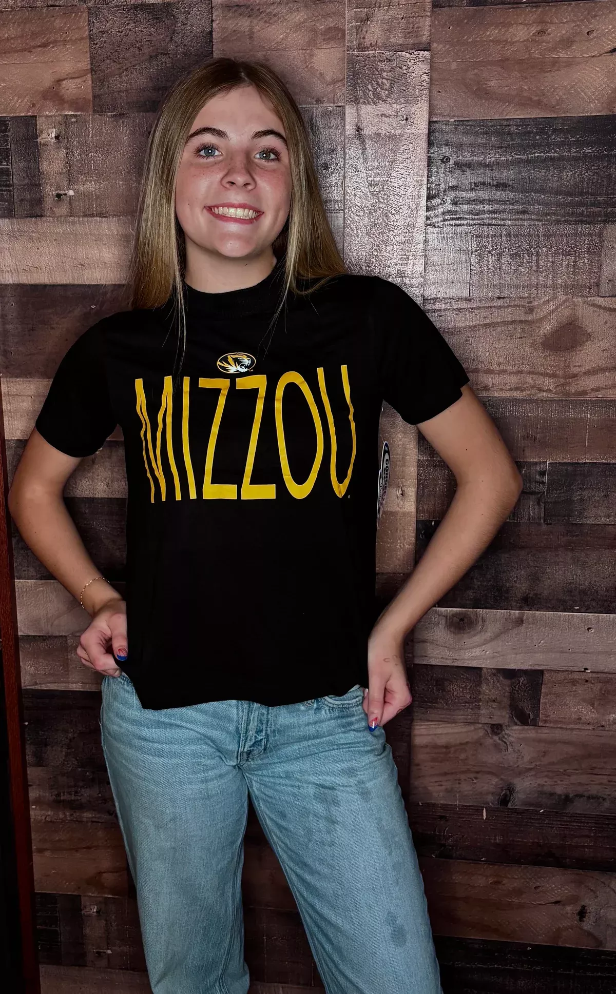 NCAA Melody Ladies Knit Top – Mizzou Tigers