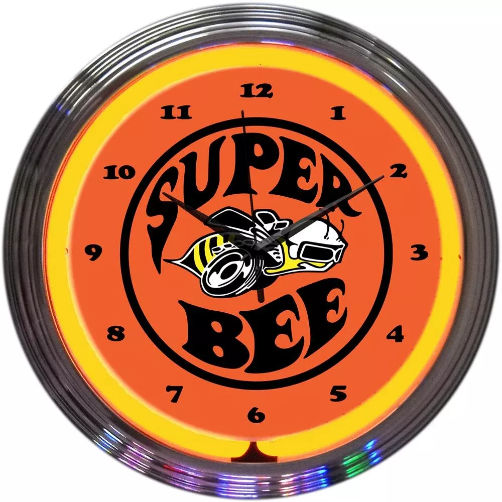 Neonetics Dodge Super Bee Neon Clock (CCC)