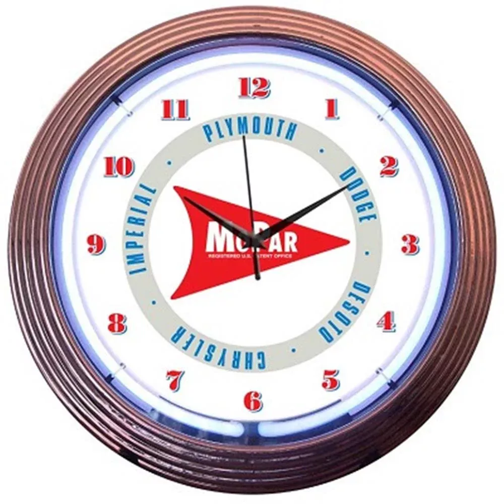Neonetics Mopar Arrow Neon Clock 15" (CCC)