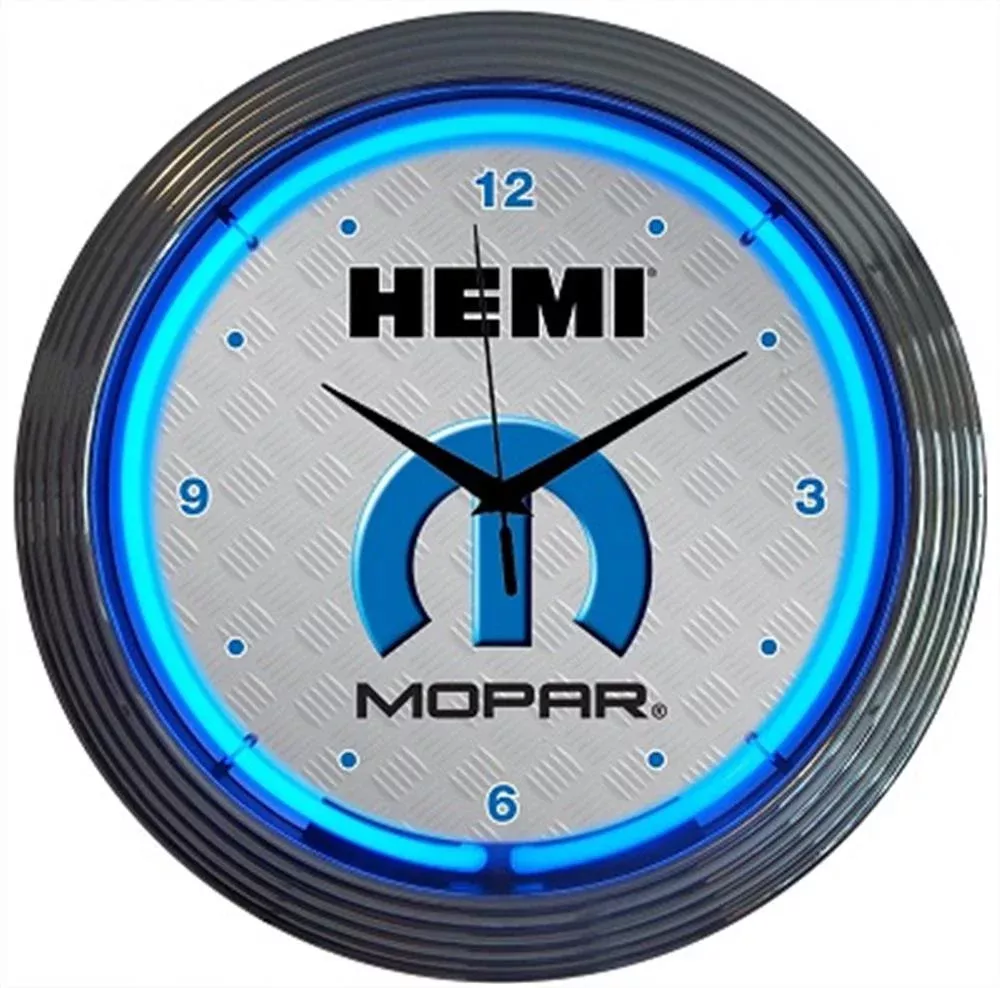 Neonetics Mopar HEMI Neon Clock (CCC)
