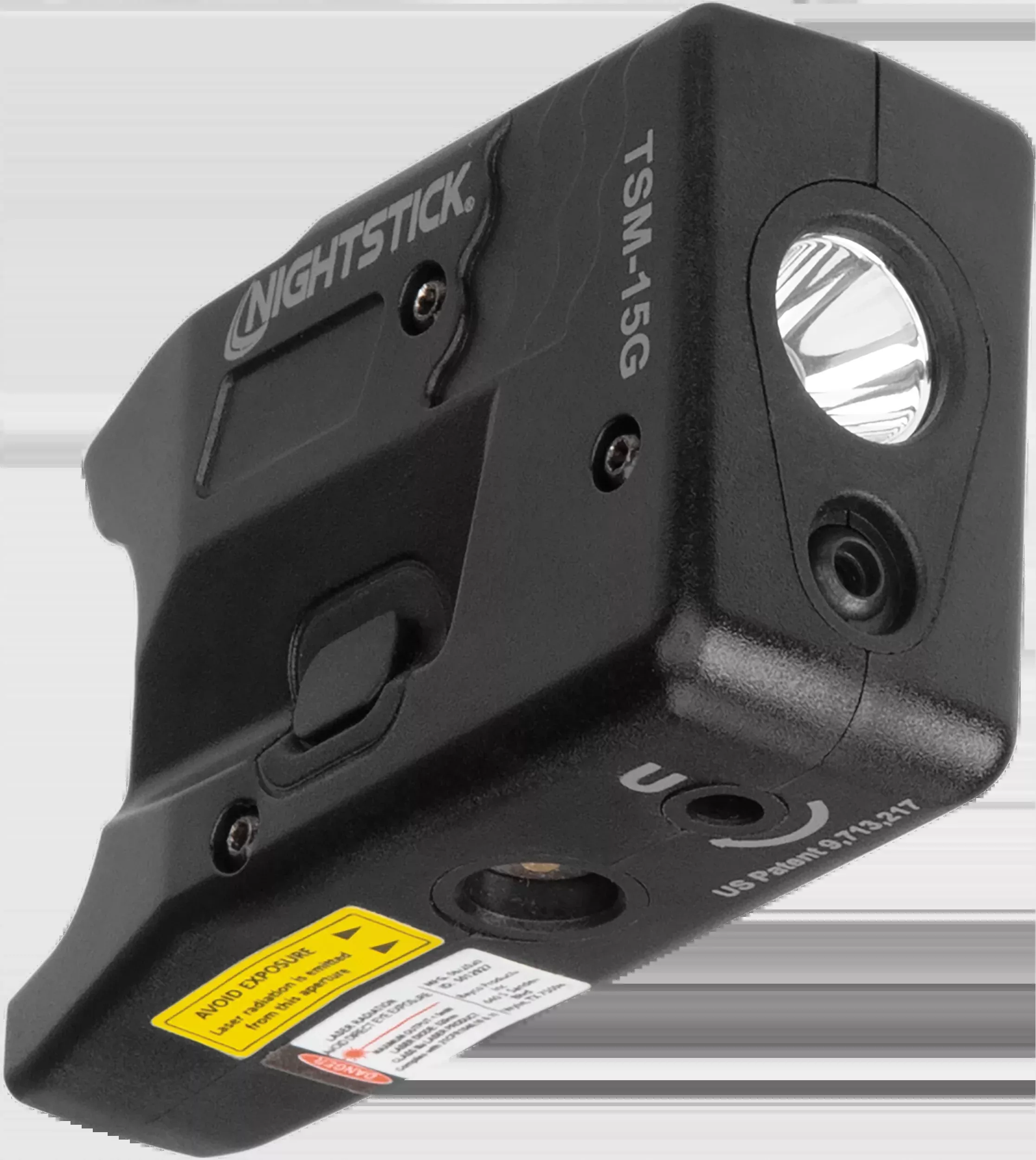 Nightstick Subcompact Weapon Light with Green Laser for S&W M&P Shield/Shield Plus, 150 Lumens, TSM-15G