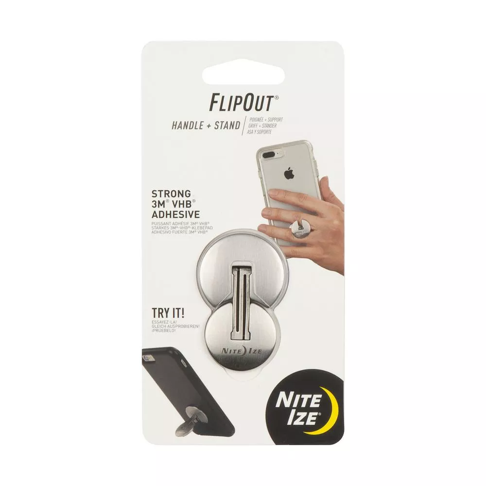 Nite Ize Flipout Handle + Stand, Stainless