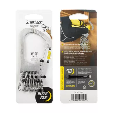 Nite Ize KCK-11-R3 SlideLock KeyRack™ Stainless Steel