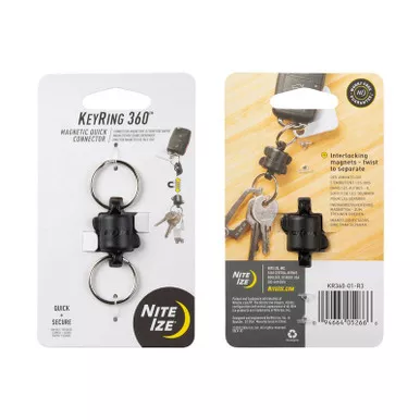 Nite Ize KR360-01-R3 KeyRing 360™ Magnetic Quick Connector