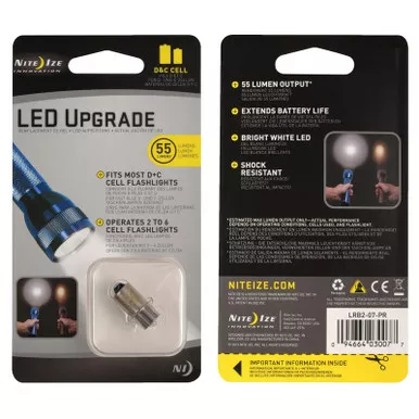 Nite Ize LRB2-07-PR LED Upgrade for Most C or D Cell Flashlights