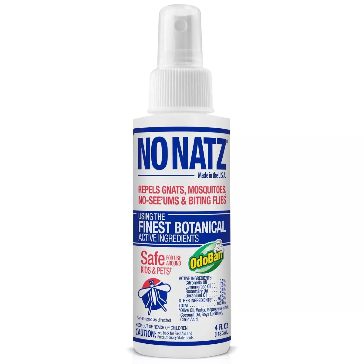 No Natz Bug Repellant 4 oz Spray