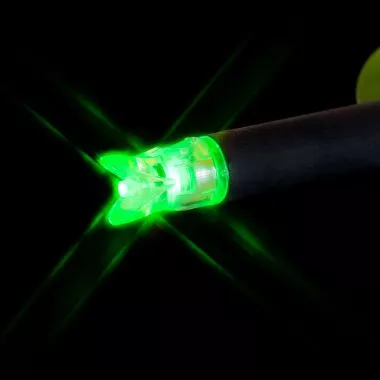 Nockturnal Lighted Half-moon Crossbow Nock (nt-709) Green3-pack