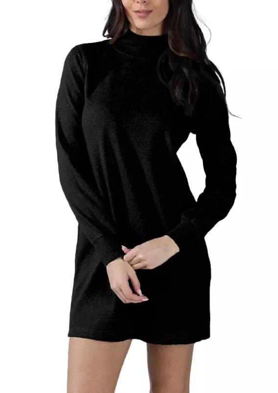 The Normal Brand Puremeso Mockneck Everyday Dress