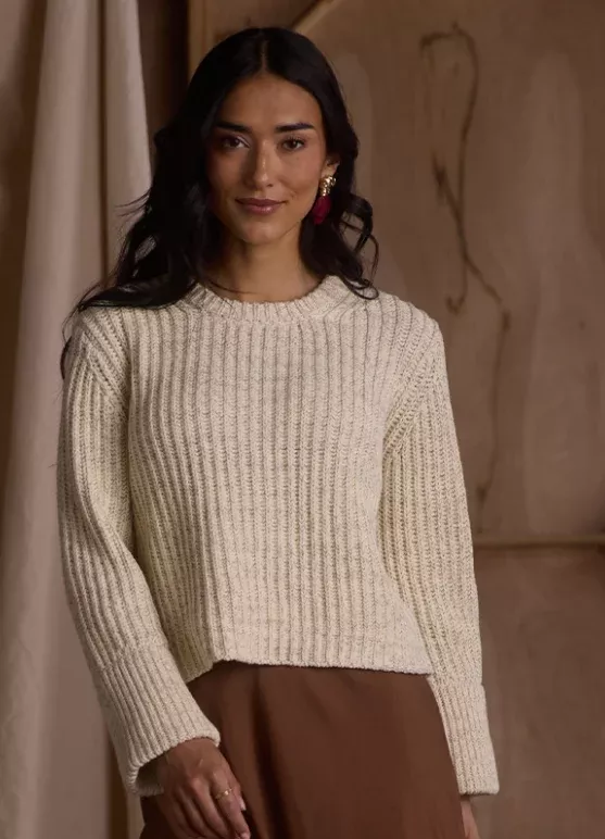 The Normal Brand Willow Marled Crewneck Sweater