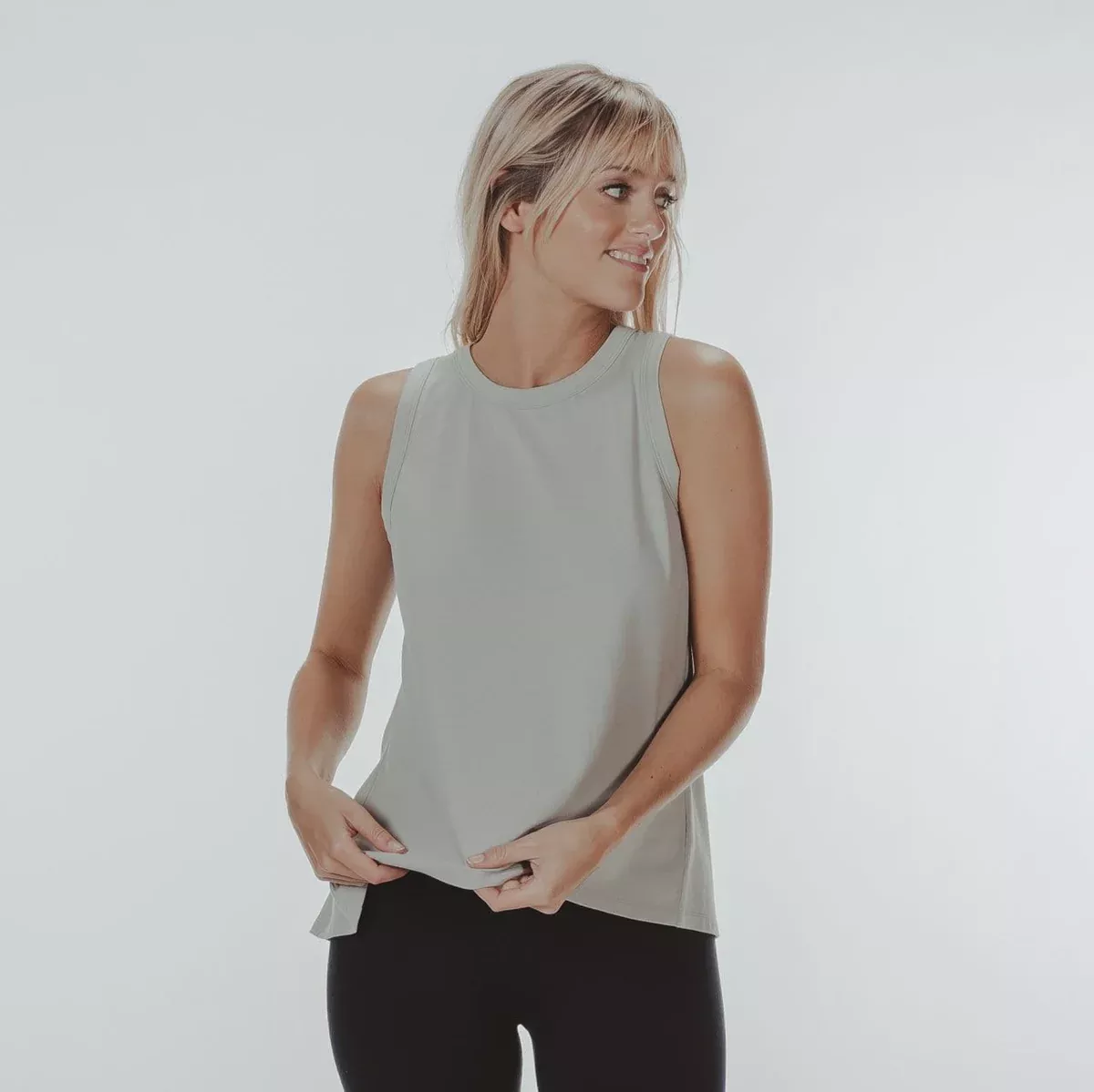The Normal Brand Women's Active Puremeso Cross-Back Tank - Spring Closeout Sale!