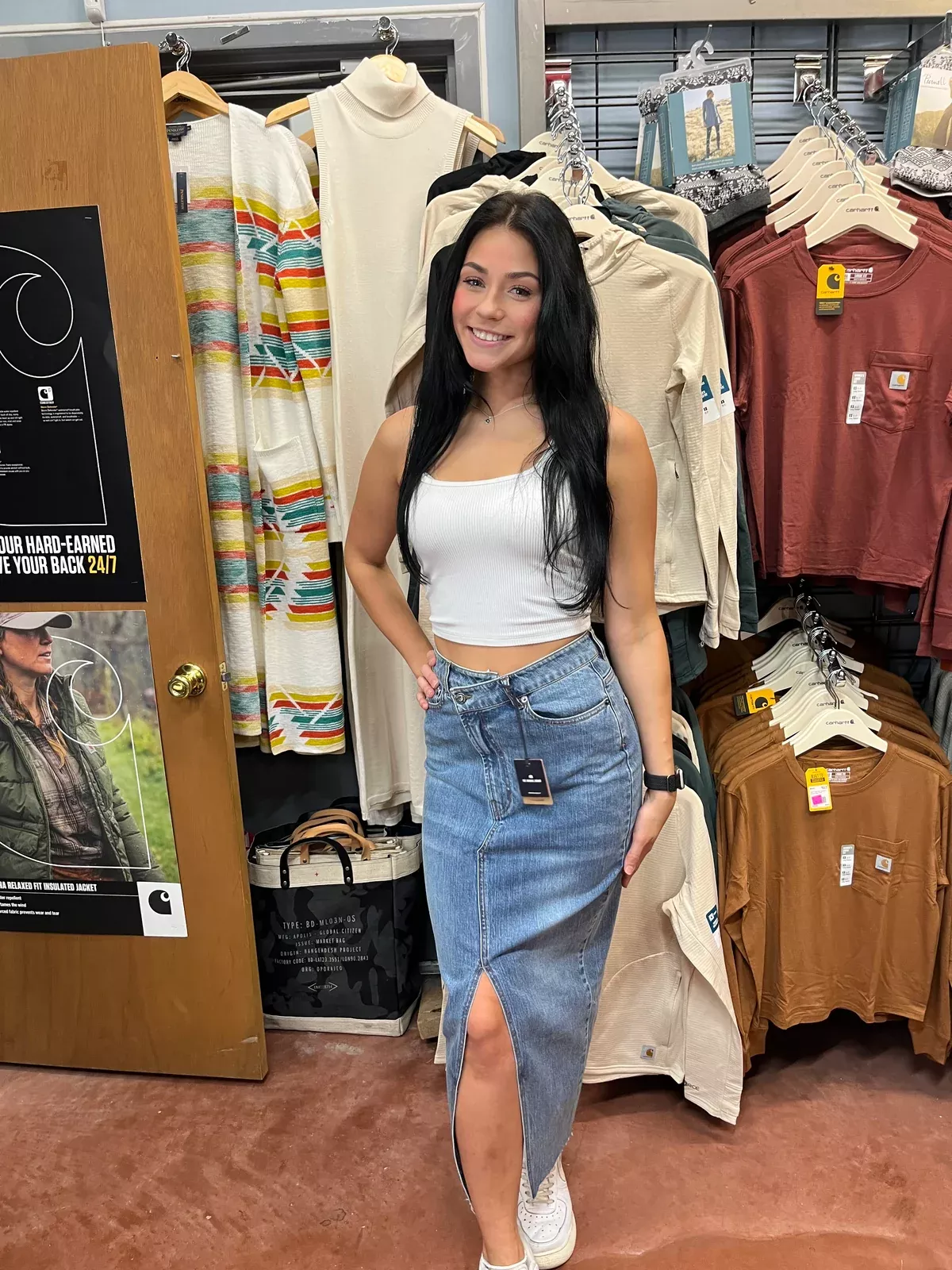 Normal Brand Women’s Denim Midi Skirt