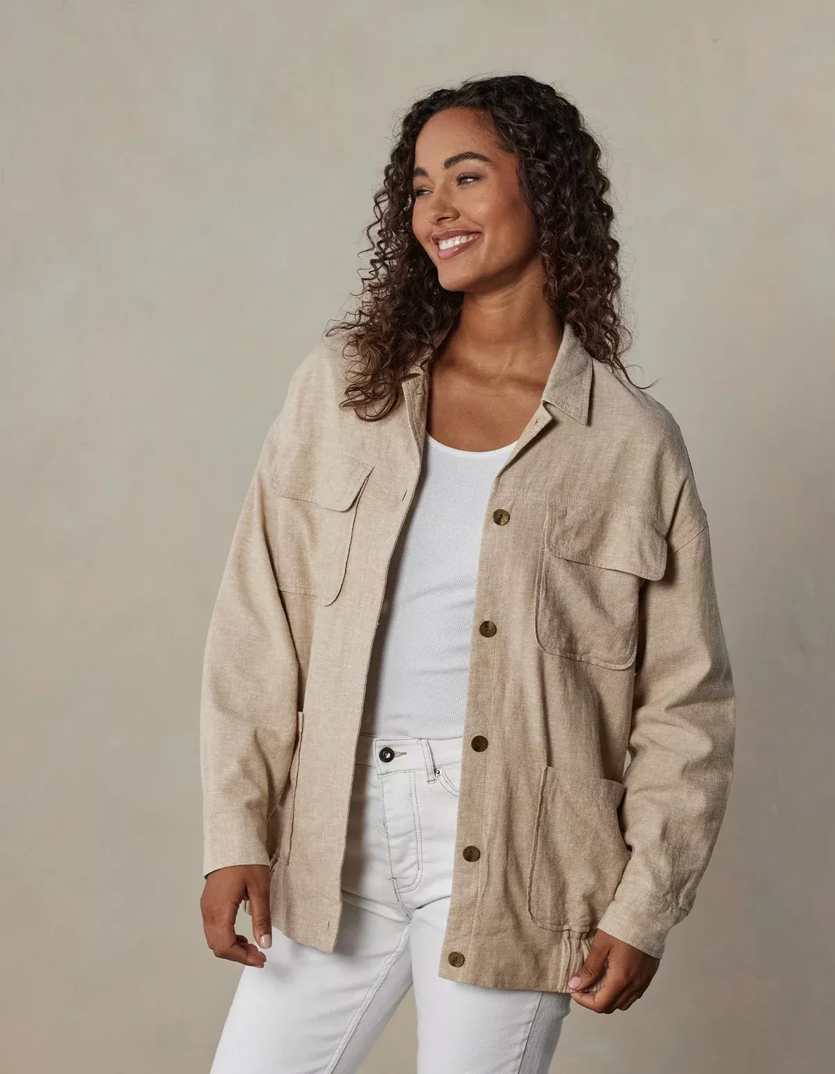 Normal Brand Women's Oversized Camp Shacket