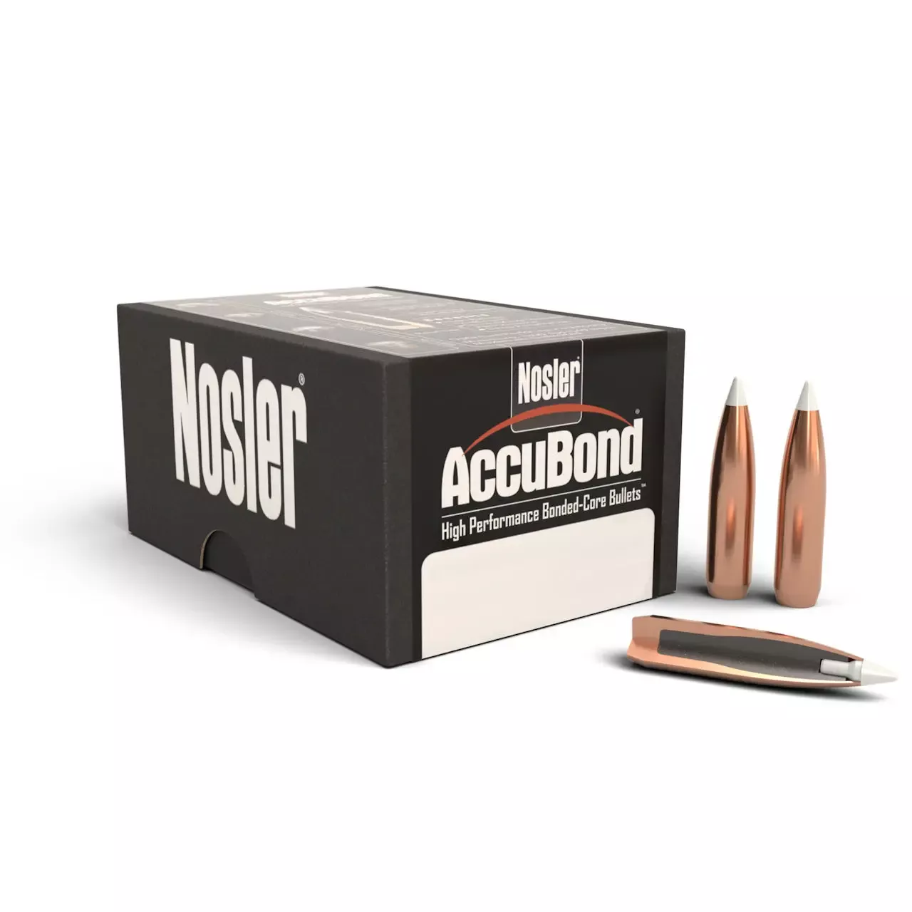 Nosler AccuBond Bullets 30 Cal 180 Gr Spitzer 50/Box