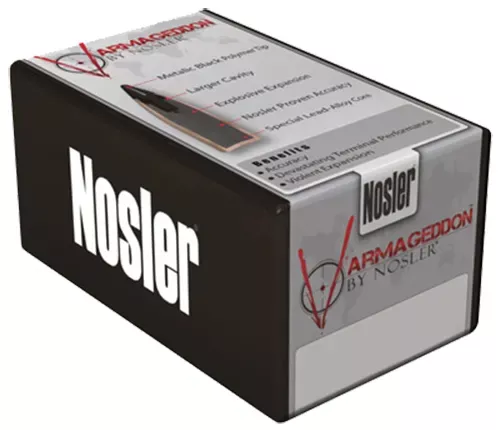 Nosler Varmageddon Rifle Bullets .308 Dia. 110 Gr Flat Base Tipped 100 Count