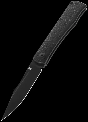 Notorious EDC Kingpin Slipjoint Jigged Titanium PVD Folding Knife
