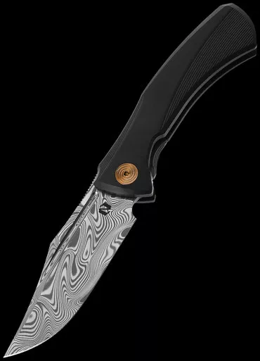 Null Ghoul Thor Damasteel Folding Knife