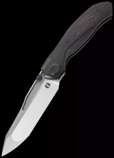Null Knives Vandal Purple Haze Carbon Fibre Folding Knife