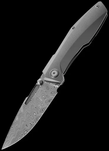 Null Raiden R2 Type S Damasteel Folding Knife
