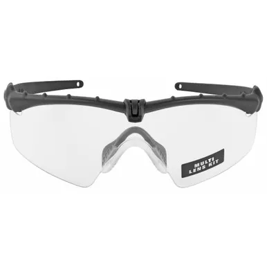 Oakley Standard Issue Ballistic M-Frame 3.0, Glasses, Black Frame with Clear, Grey, and Persimmon Lenses OO9146-04