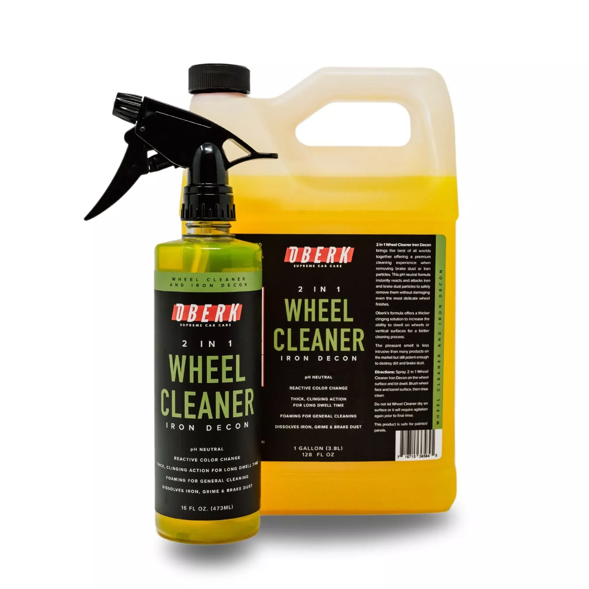 Oberk 2-in-1 Wheel Cleaner and Iron Remover
