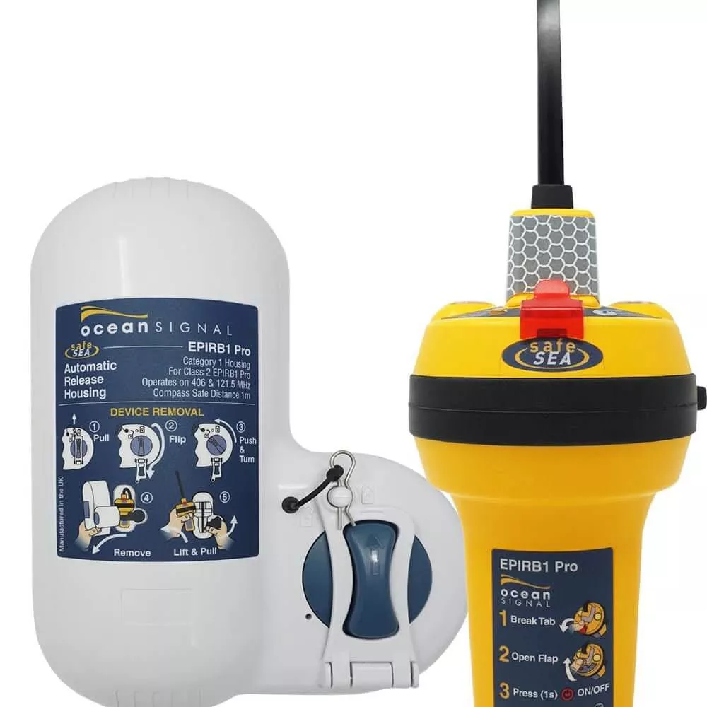 Ocean Signal SafeSea EPIRB1 Pro – Float-Free Category 1 EPIRB [702S-03401]