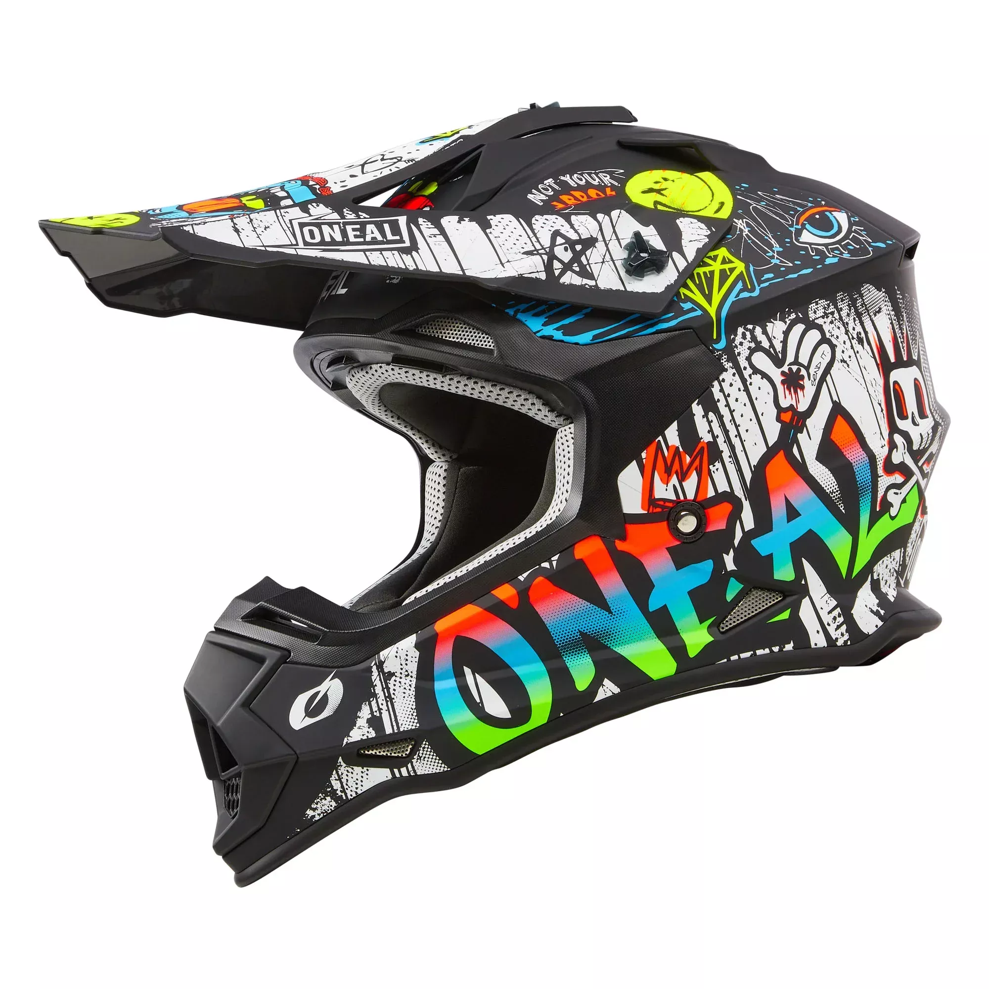 OGIO 2 SRS Rancid Helmet Black/White