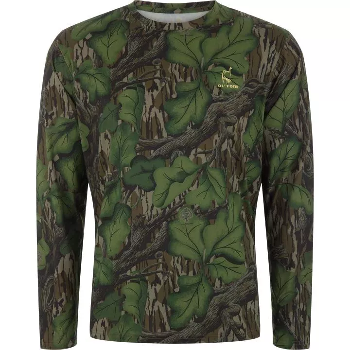 Ol' Tom Performance Camo Long Sleeve Crew