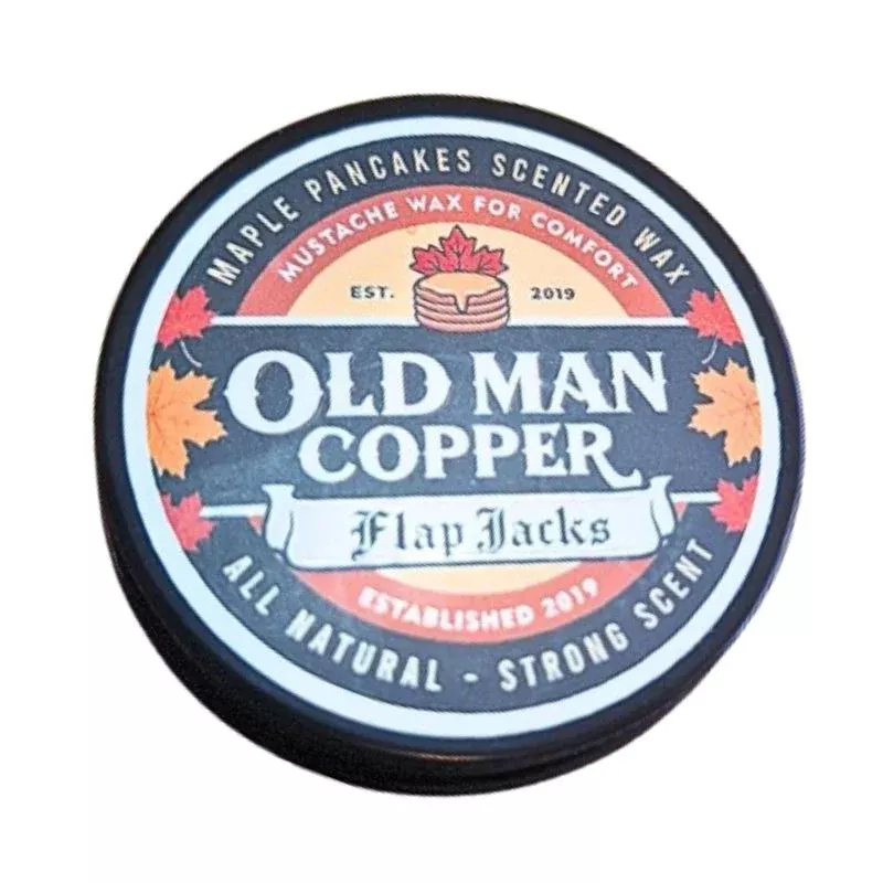 Old Man Copper “Flapjacks” Maple Pancake Mustache Wax 1 oz