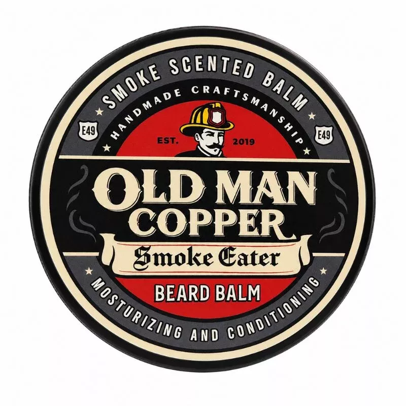 Old Man Copper “Smoke Eater” Smokey Leather Beard Balm 4 oz