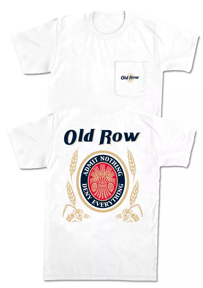 Old Row Retro Can Pocket Tee #WROW-078