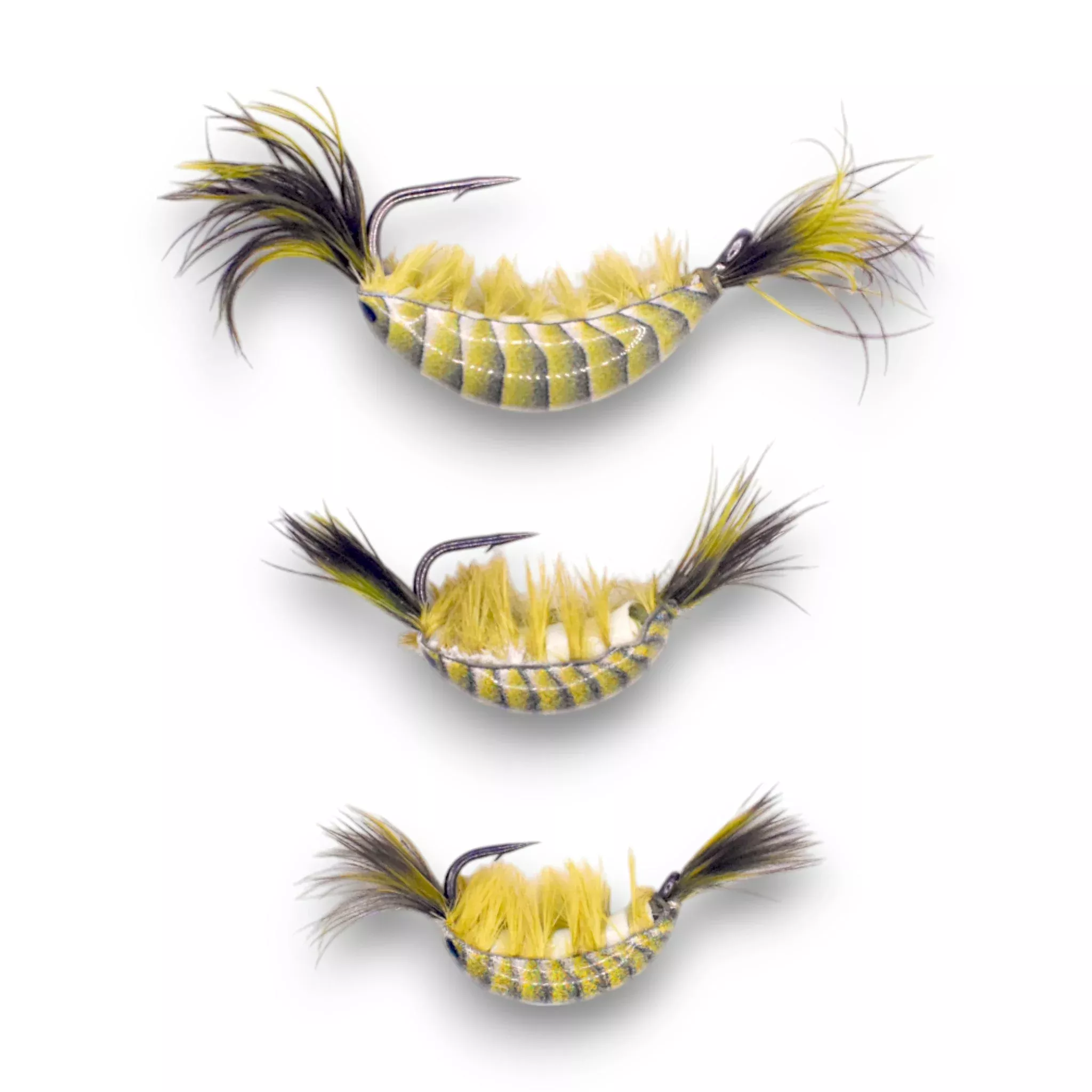 OLIVE GREEN TUNGSTEN GLOW NATURAL SHRIMP SERIES