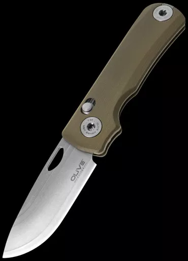 Olive Lenta Folding Knife